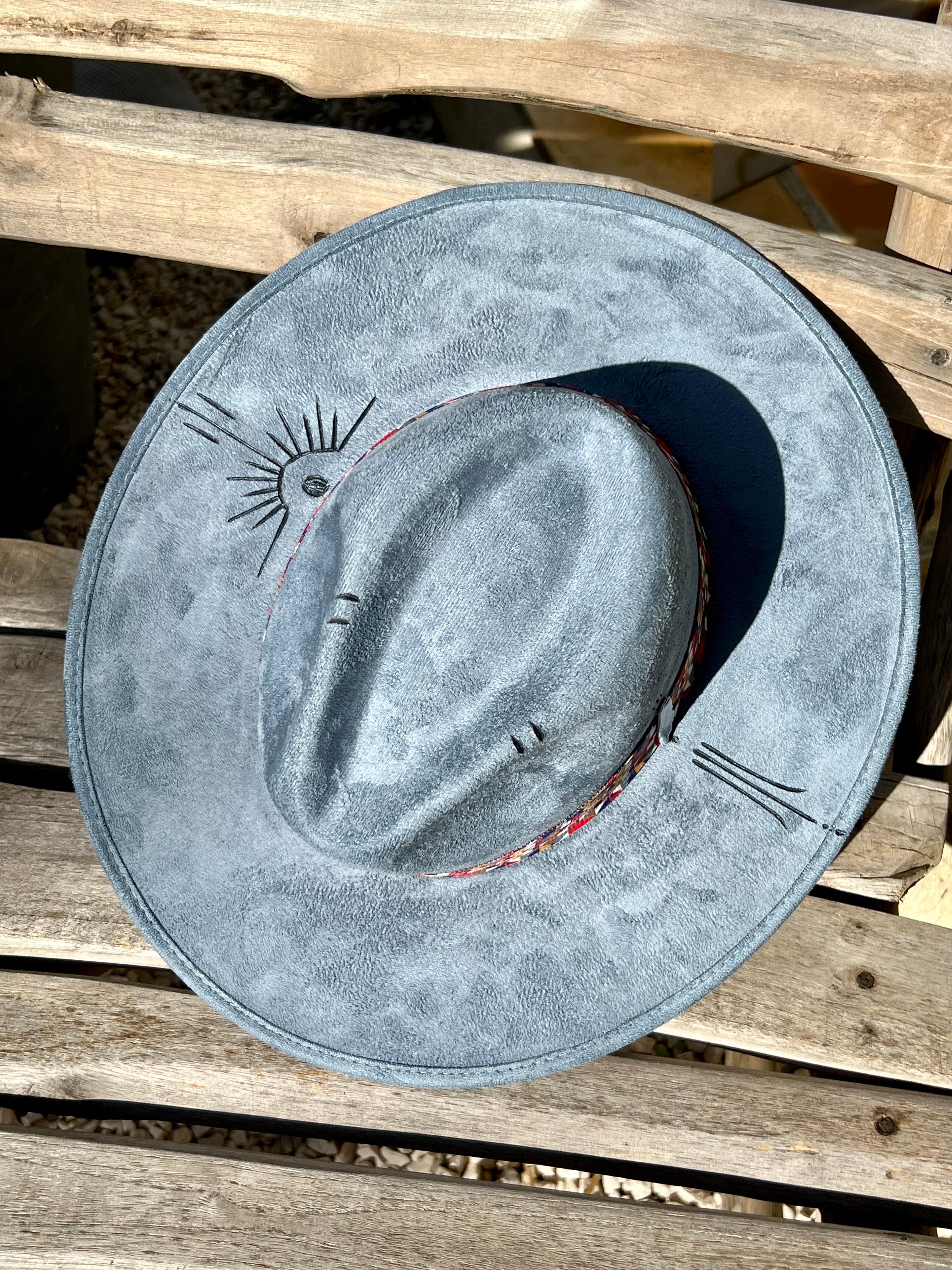 Chapeau Boho Ibiza Tribal & Cyanite