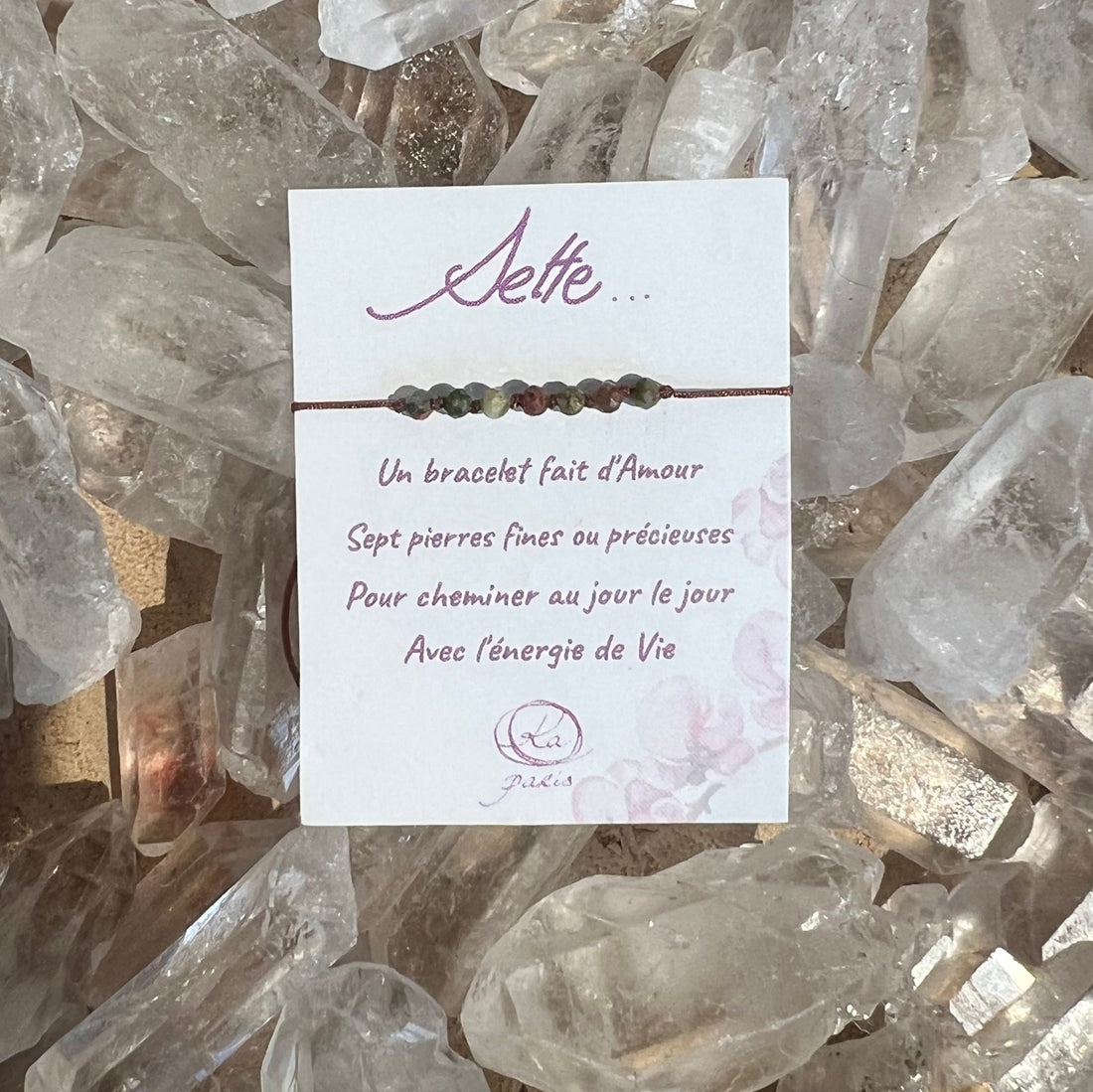 Bracelets Sette & Unakite