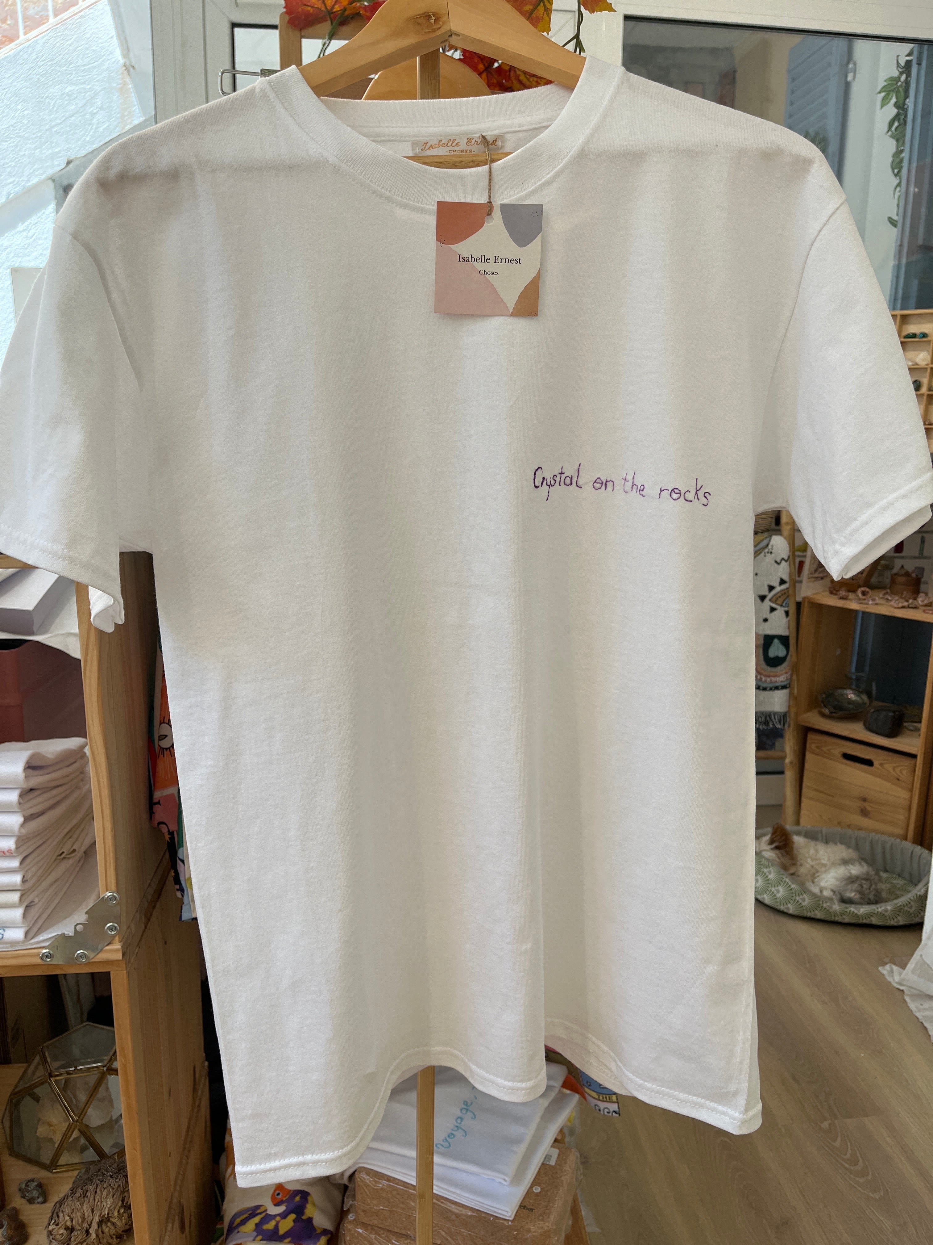 T-Shirt « Crystal on the rocks »