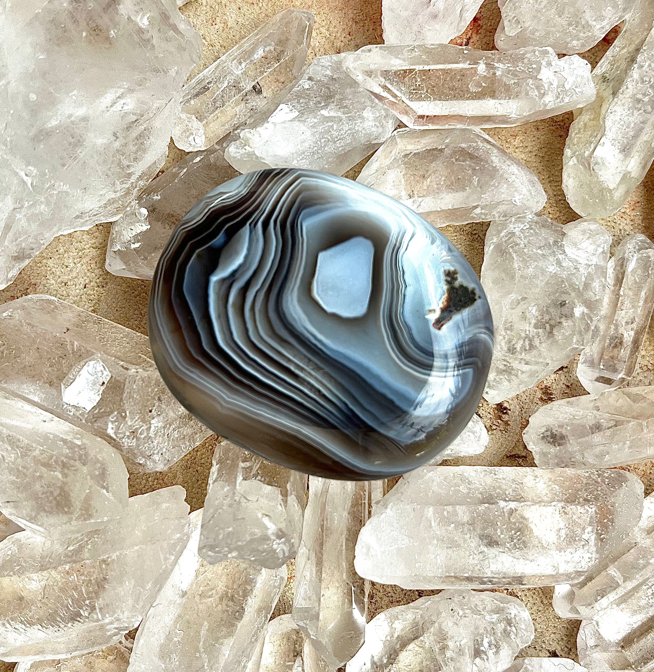 Agate Botswana magnifique