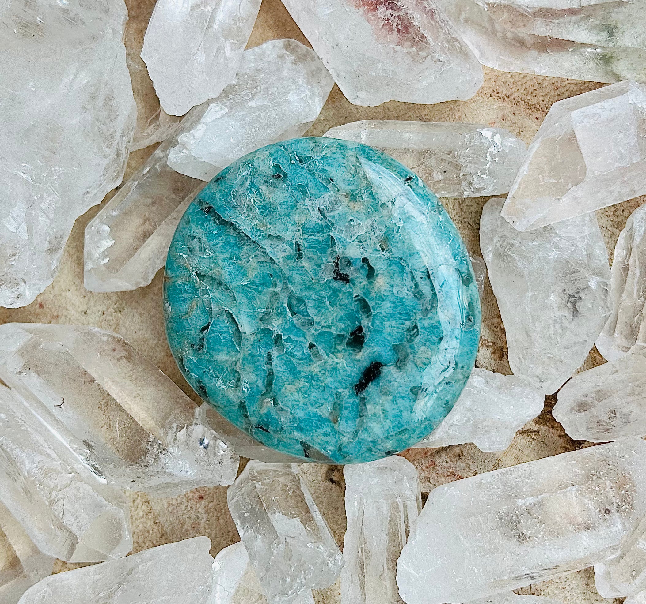 Amazonite apaise les émotions