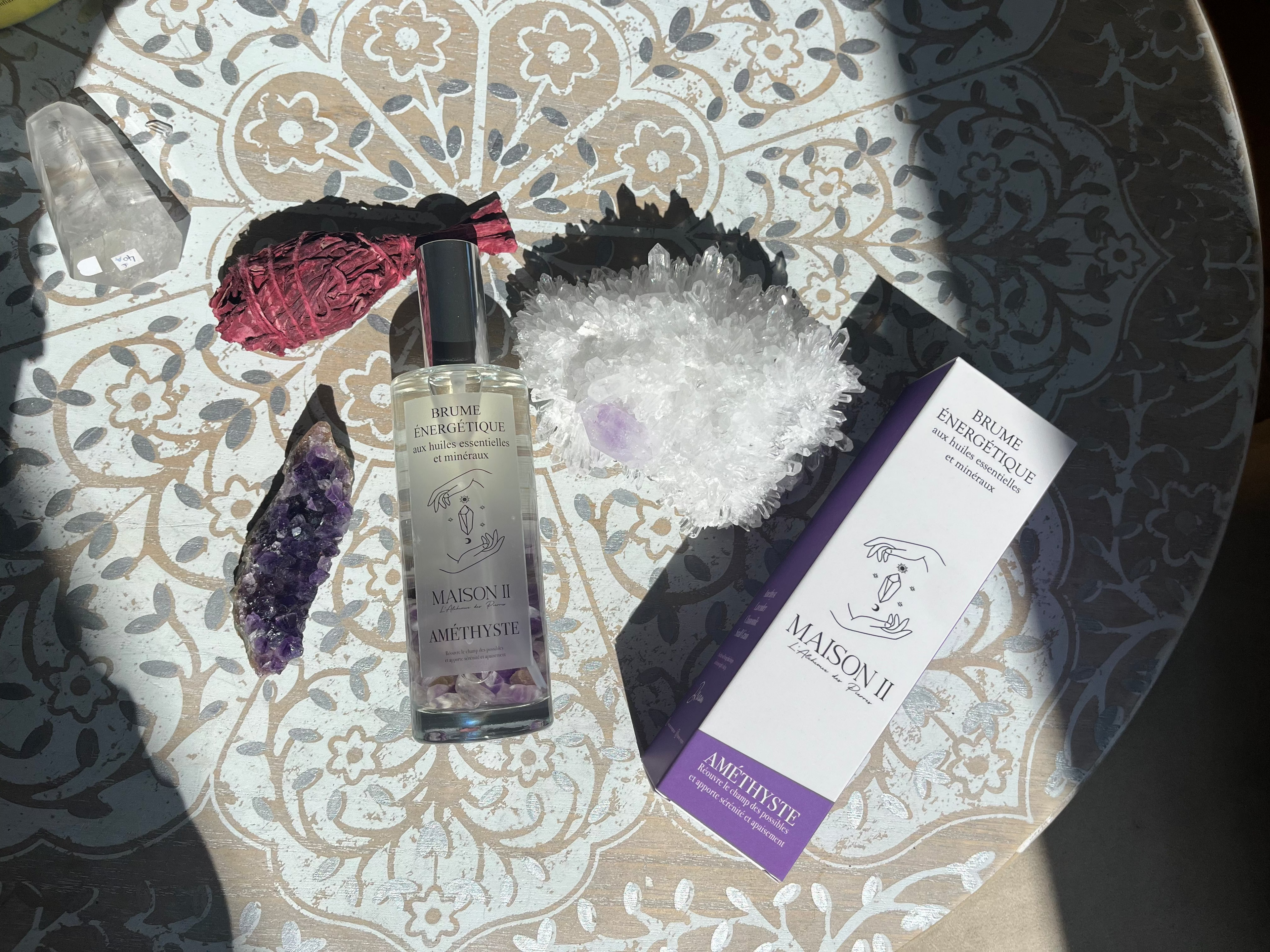 Brume amethyste serenité