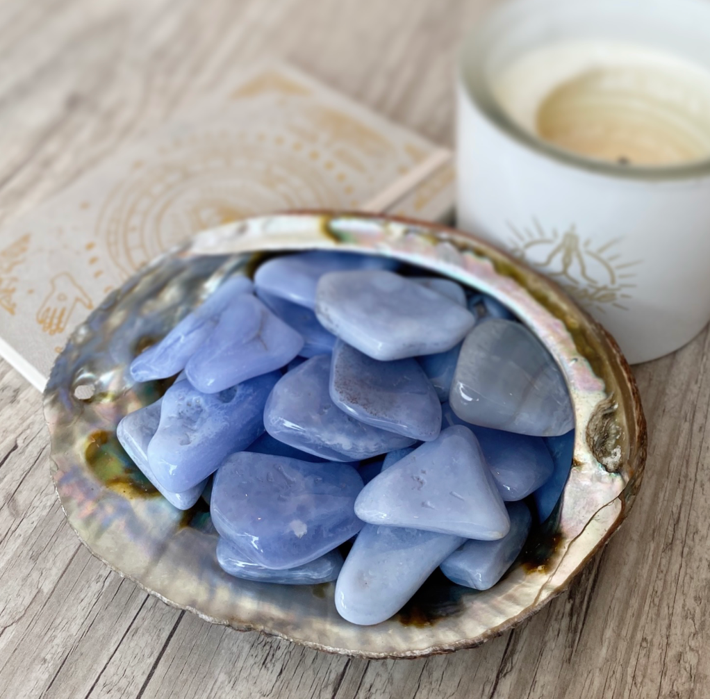 Calcédoine Bleue