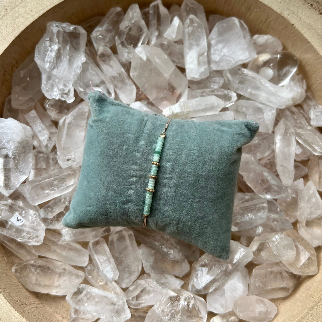 Bracelet cordon Amazonite