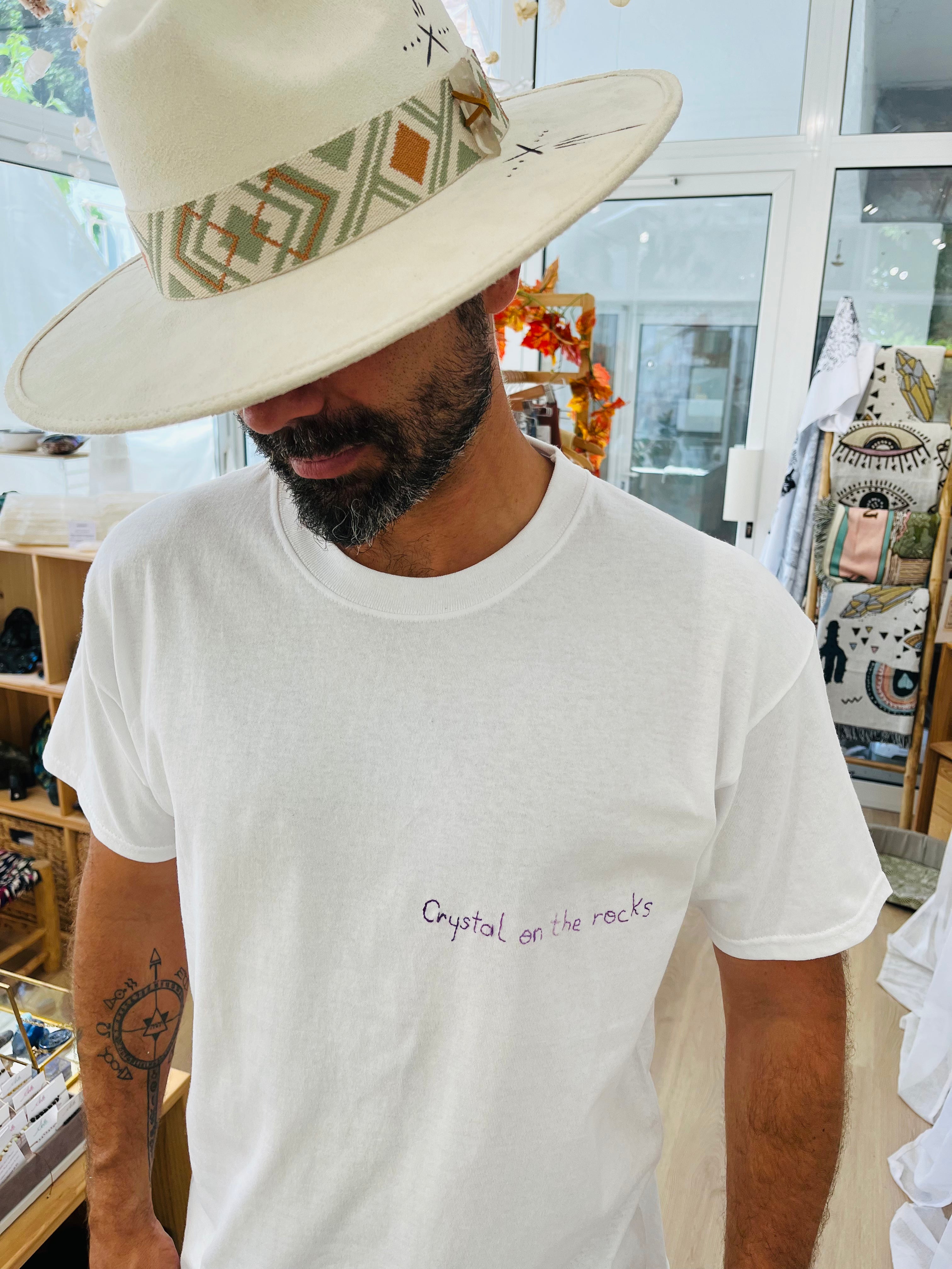 T-Shirt « Crystal on the rocks »