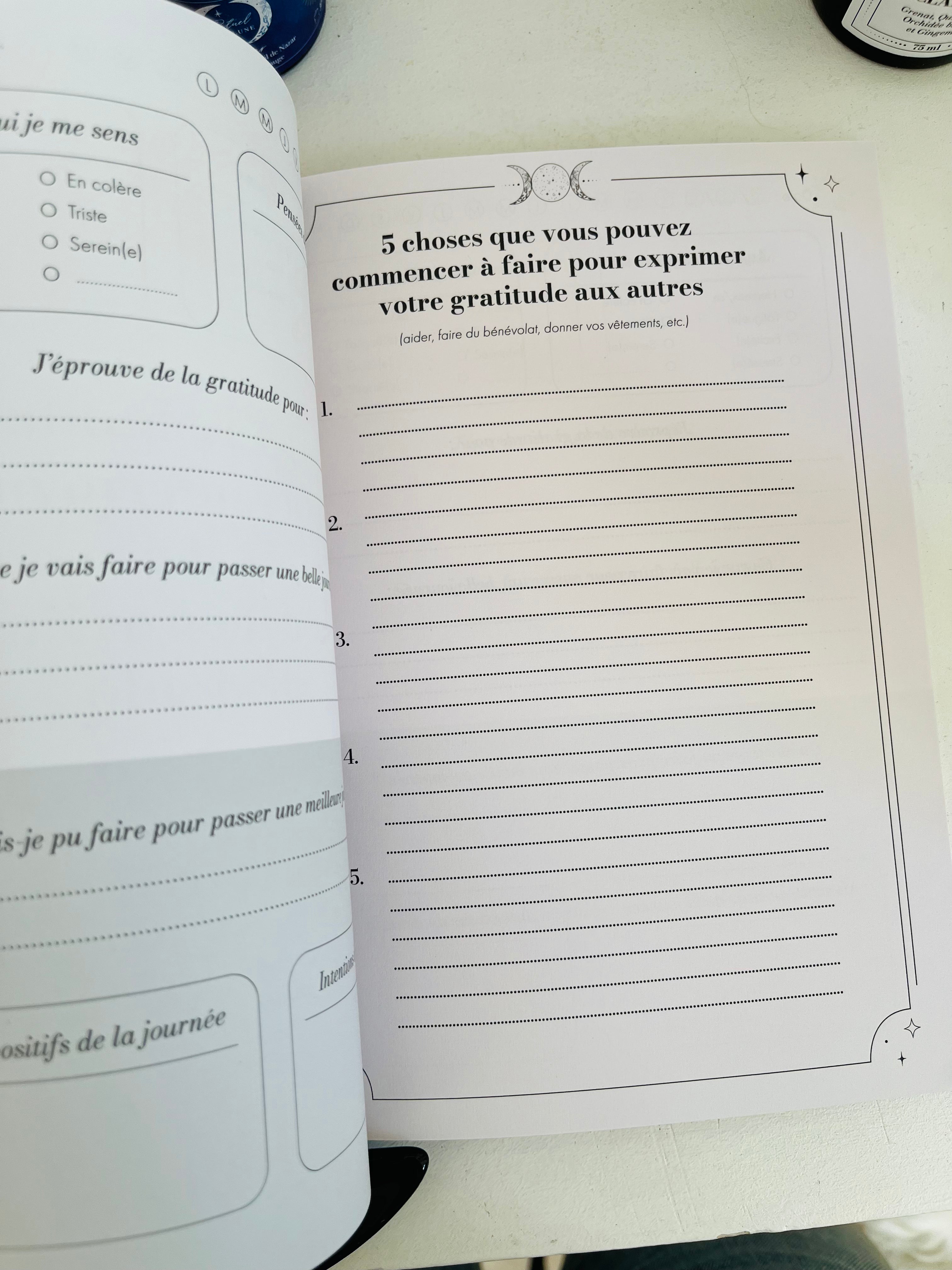 Carnet de gratitude