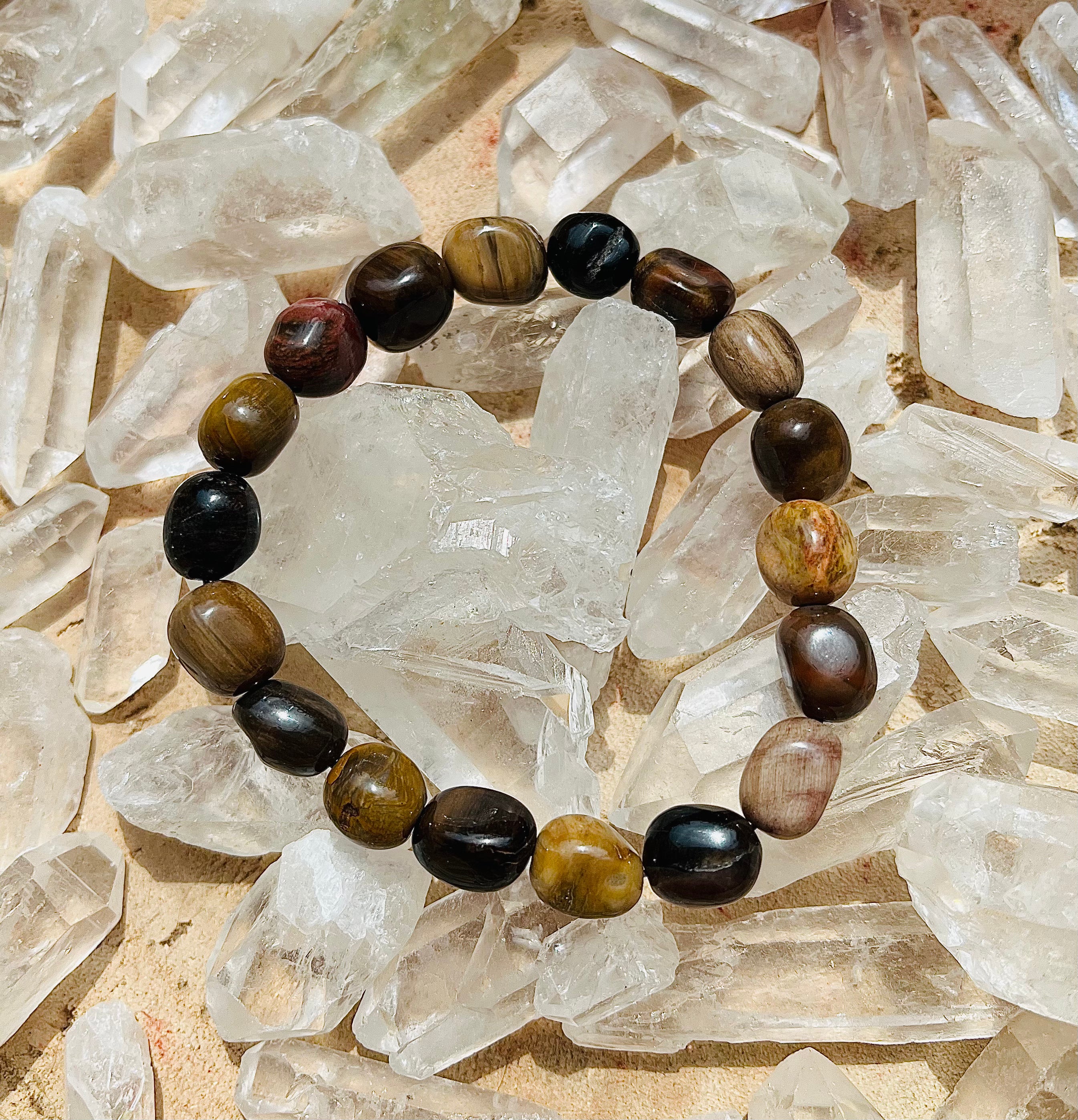 Bracelet Bois Silicifié