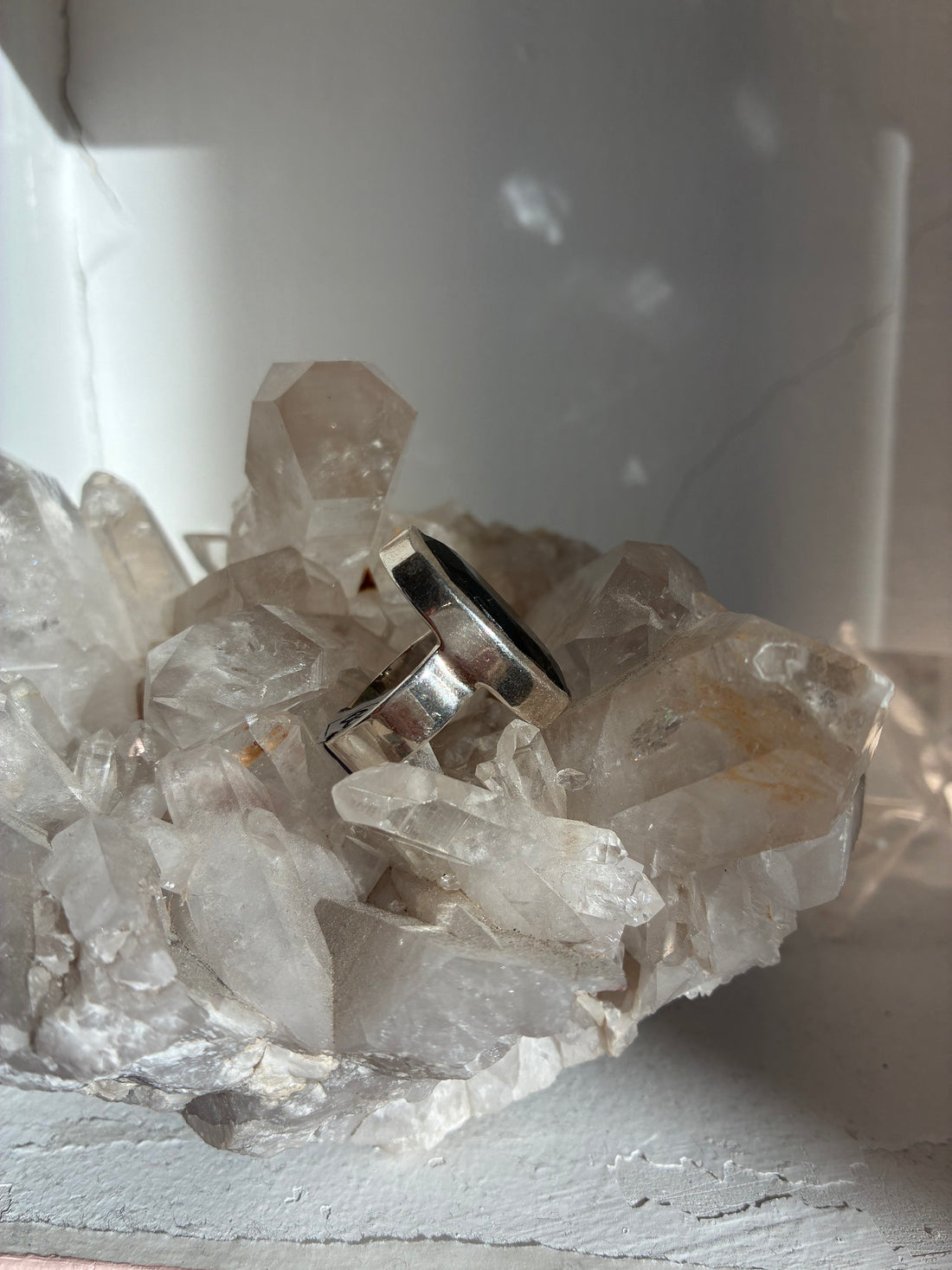 Bague protection Labradorite