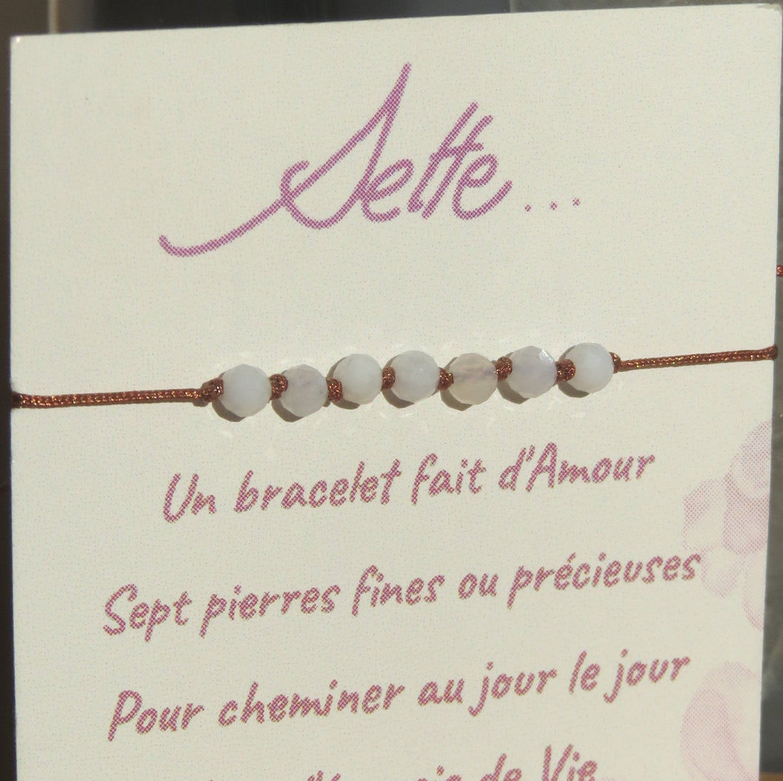 Bracelets Sette & Calcédoine Bleue