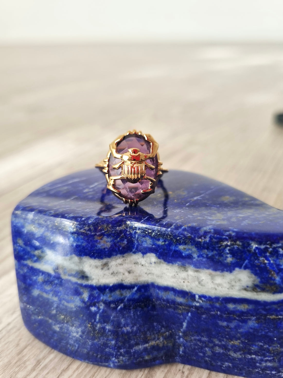 Bague Scarabée plaqué Or