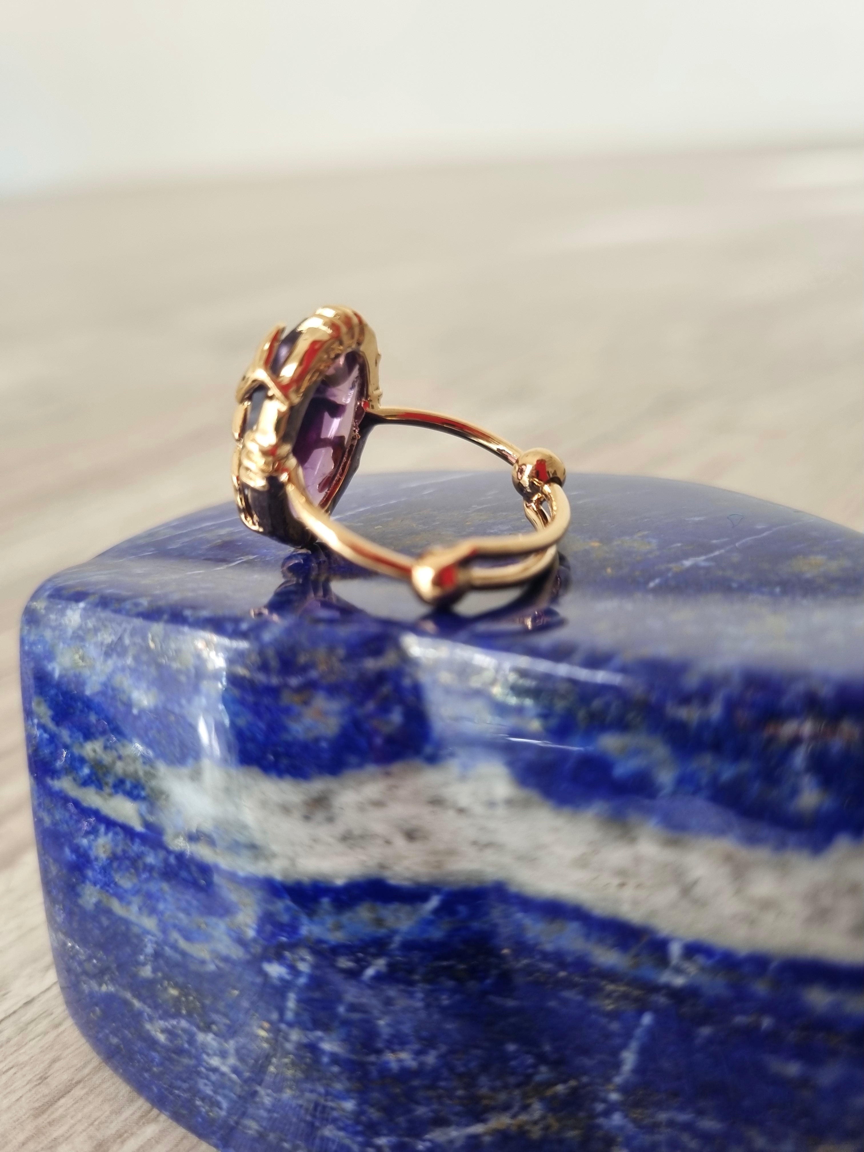 Bague Scarabée plaqué Or