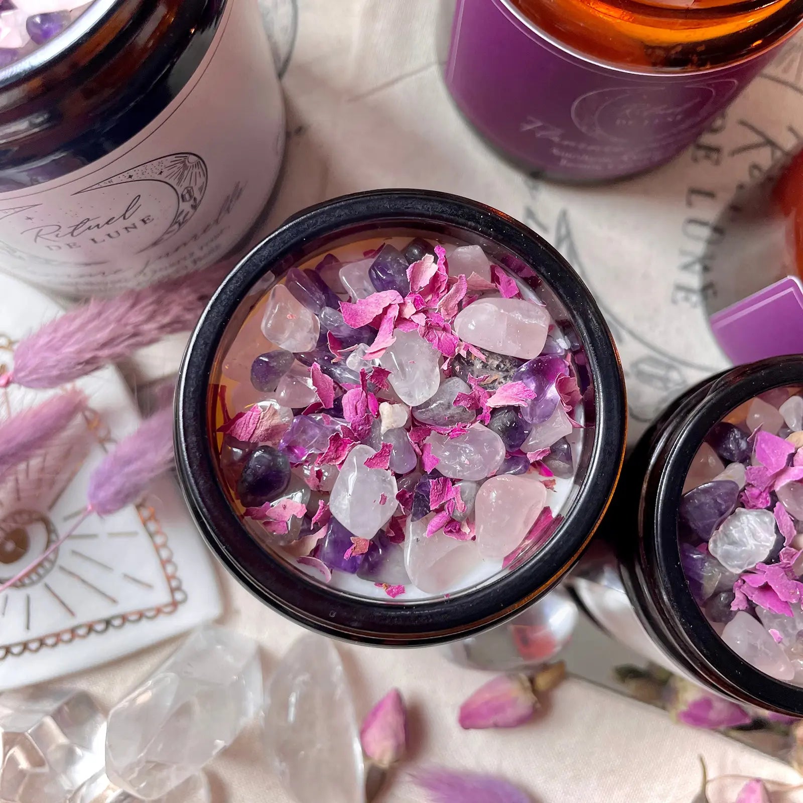 Bougie Rituel de Lune "Flamme Jumelle" 60ml