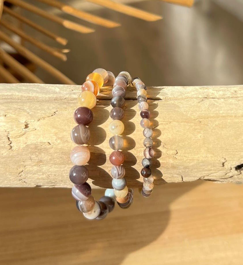 agate botswana bracelet