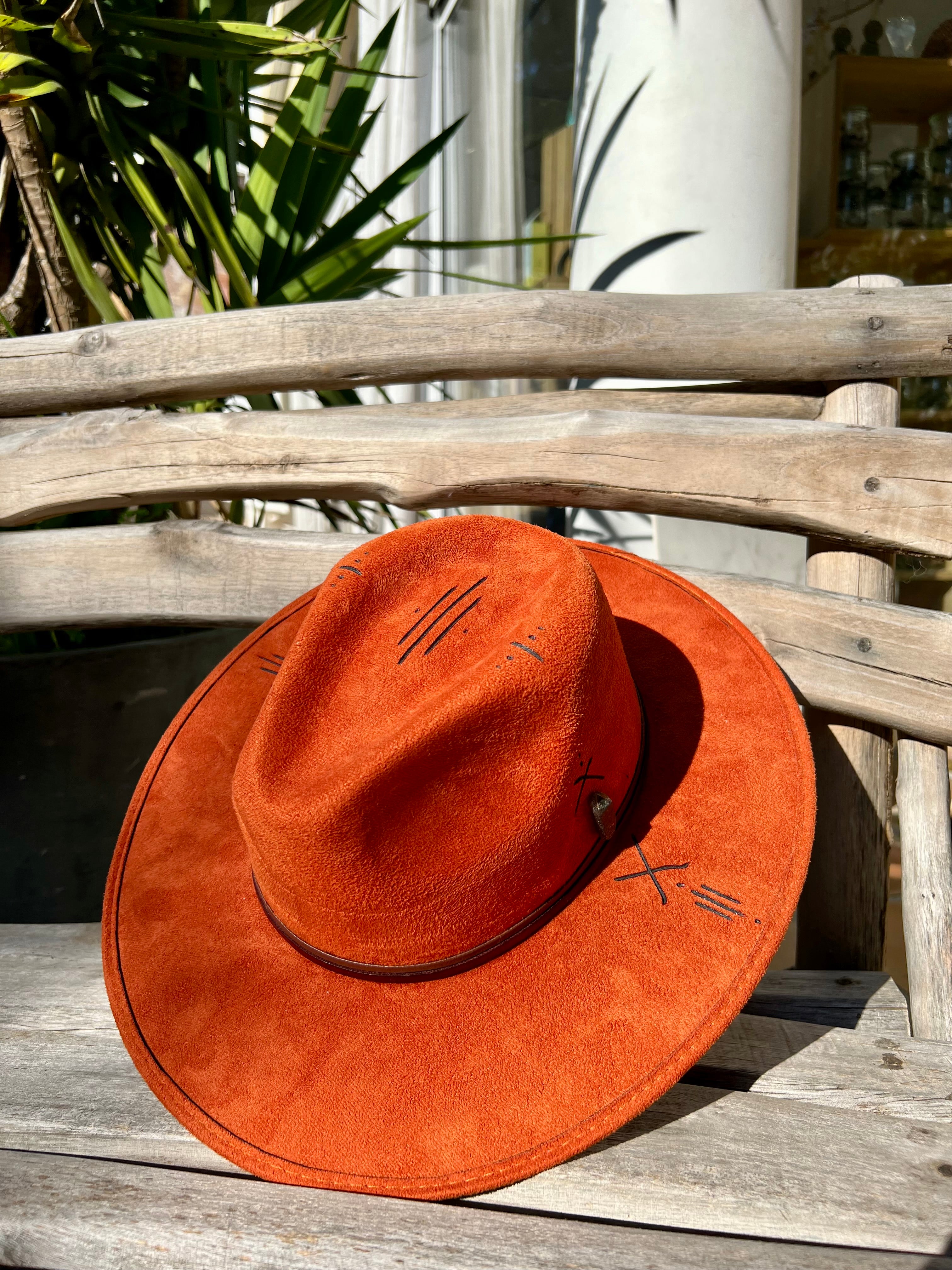 Chapeau Boho Ibiza Tribal & Quartz Fumé