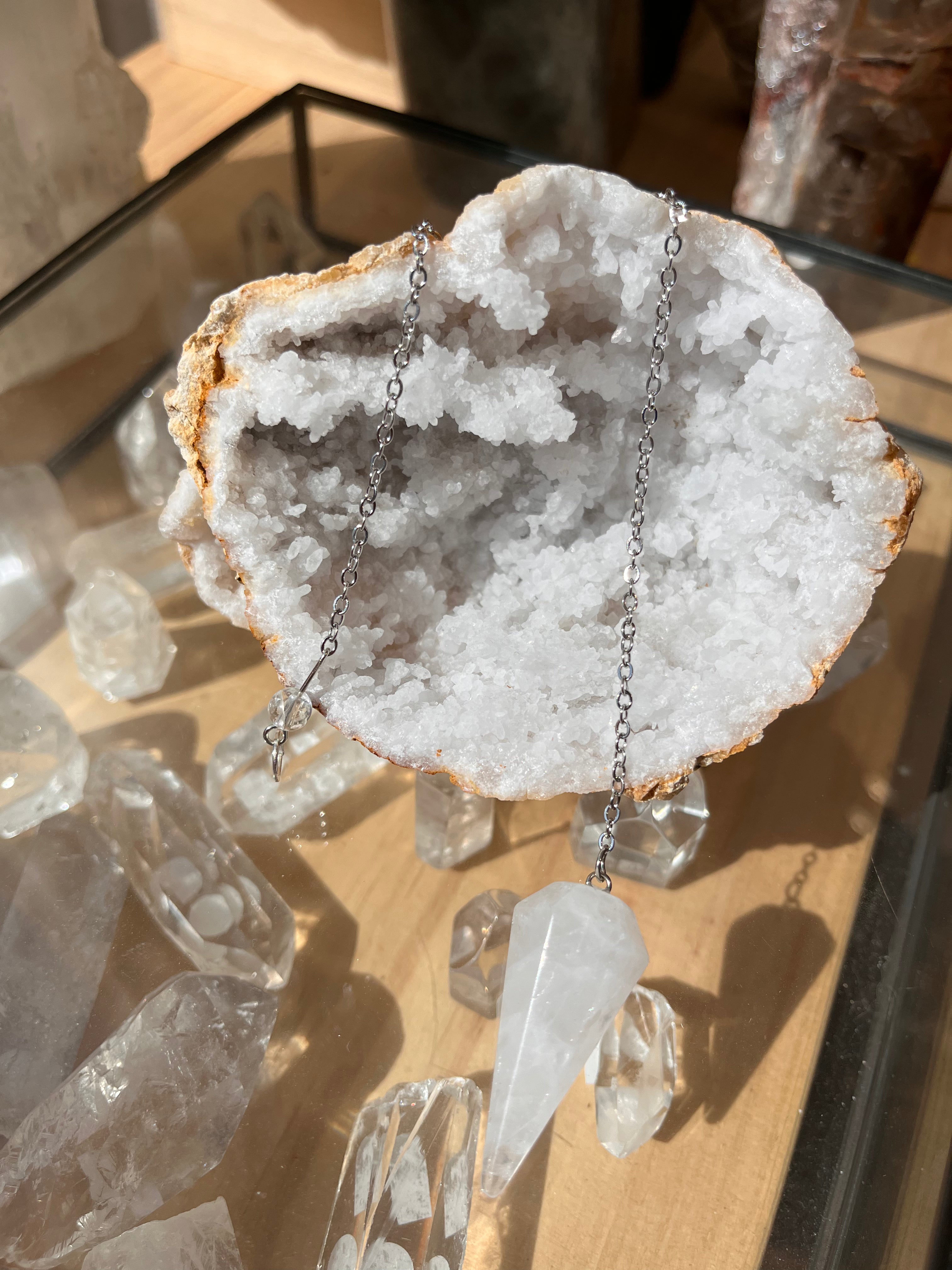pendule cristal