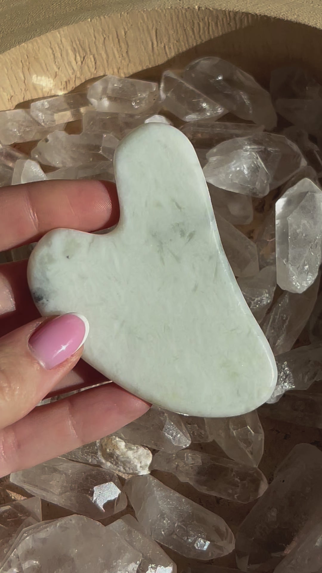 Gua Sha Jade vert