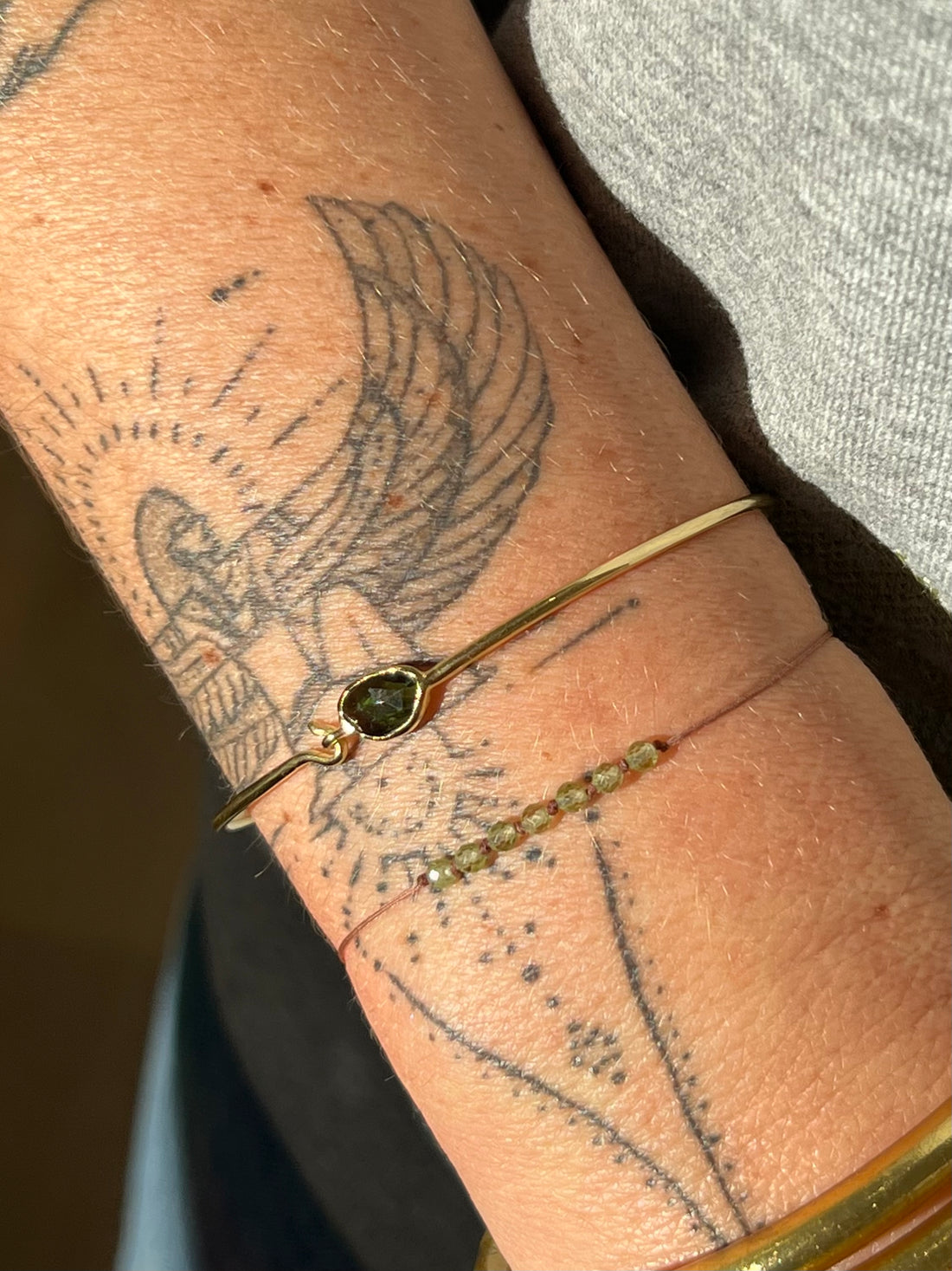 bijoux tourmaline verte