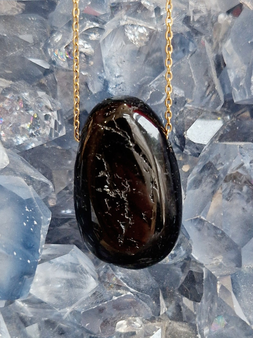 Pierre percée Tourmaline Noire