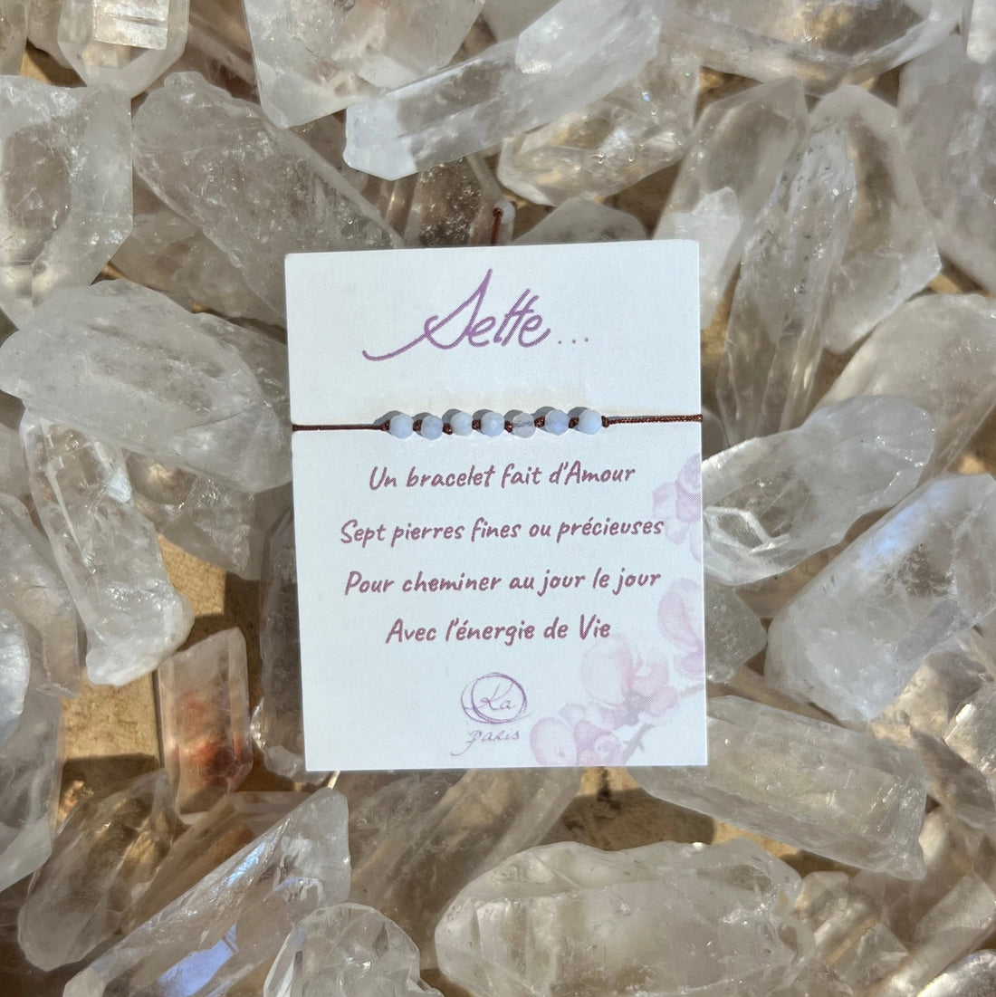 Bracelets Sette & Calcédoine Bleue