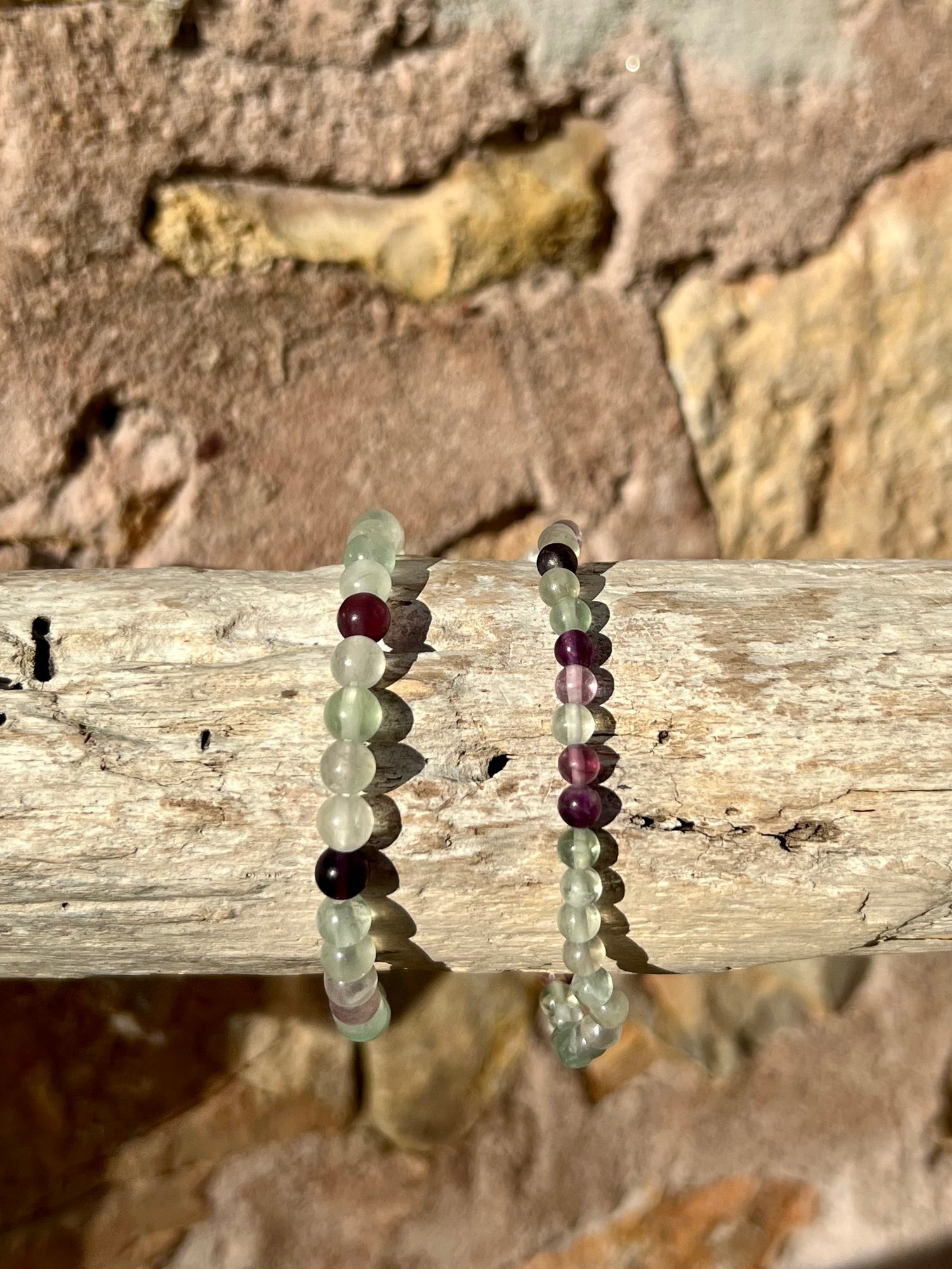 Bracelet boule Fluorite