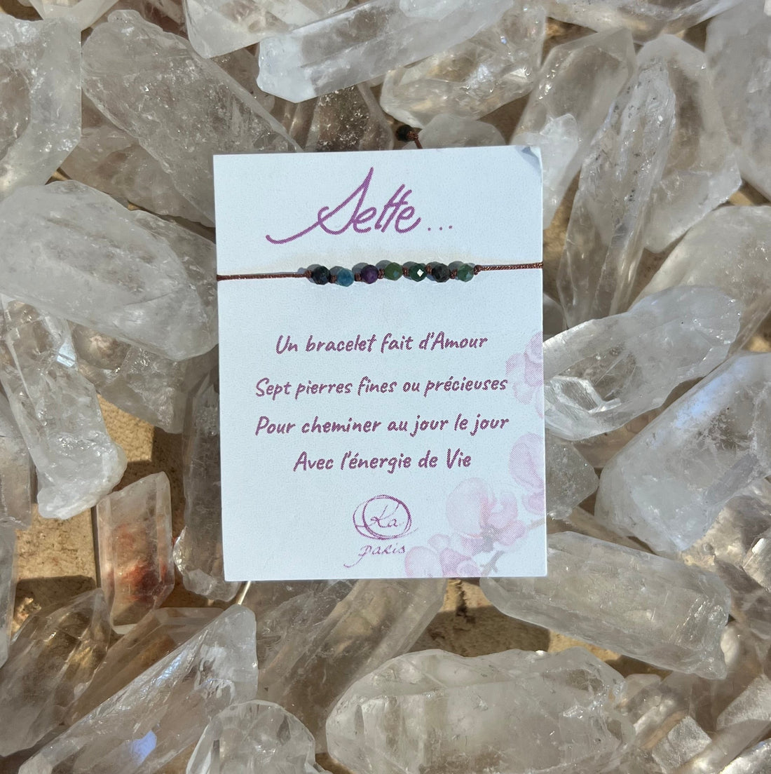 Bracelets Sette & Rubis Fuschite