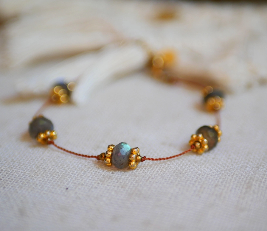 Bracelet Labradorite Bohemia