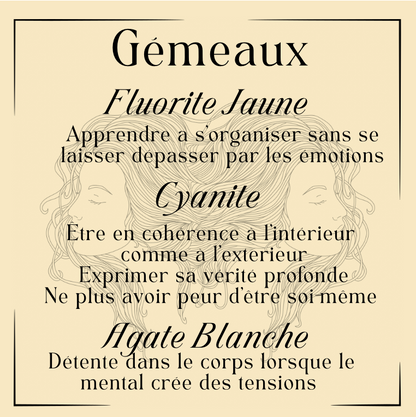 Kit de Pierres Signe Gémeaux