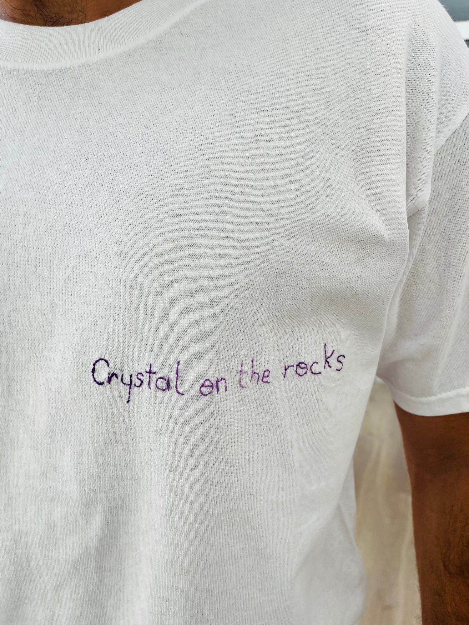 T-Shirt « Crystal on the rocks »