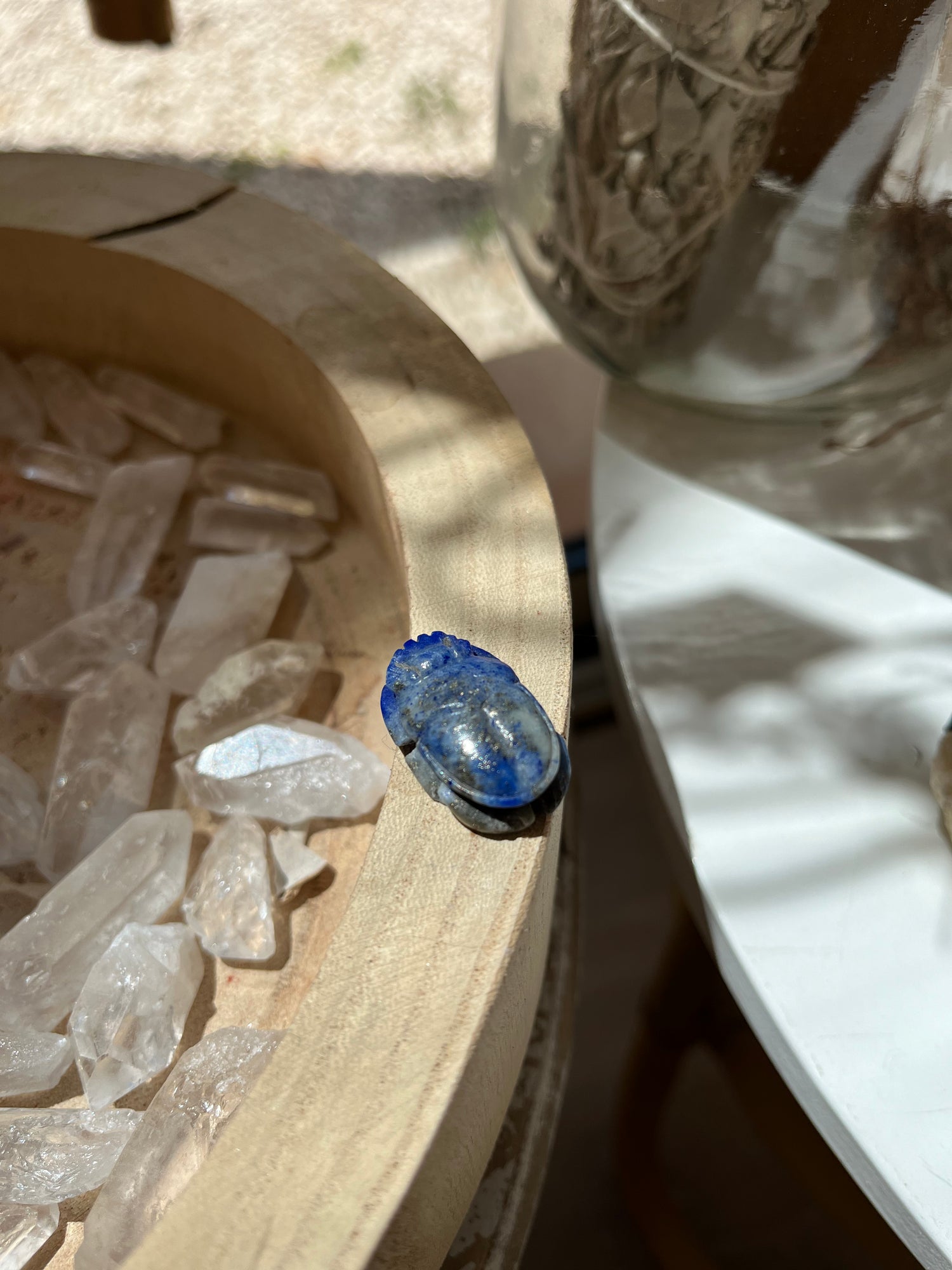 Scarabée Égyptien Lapis Lazuli