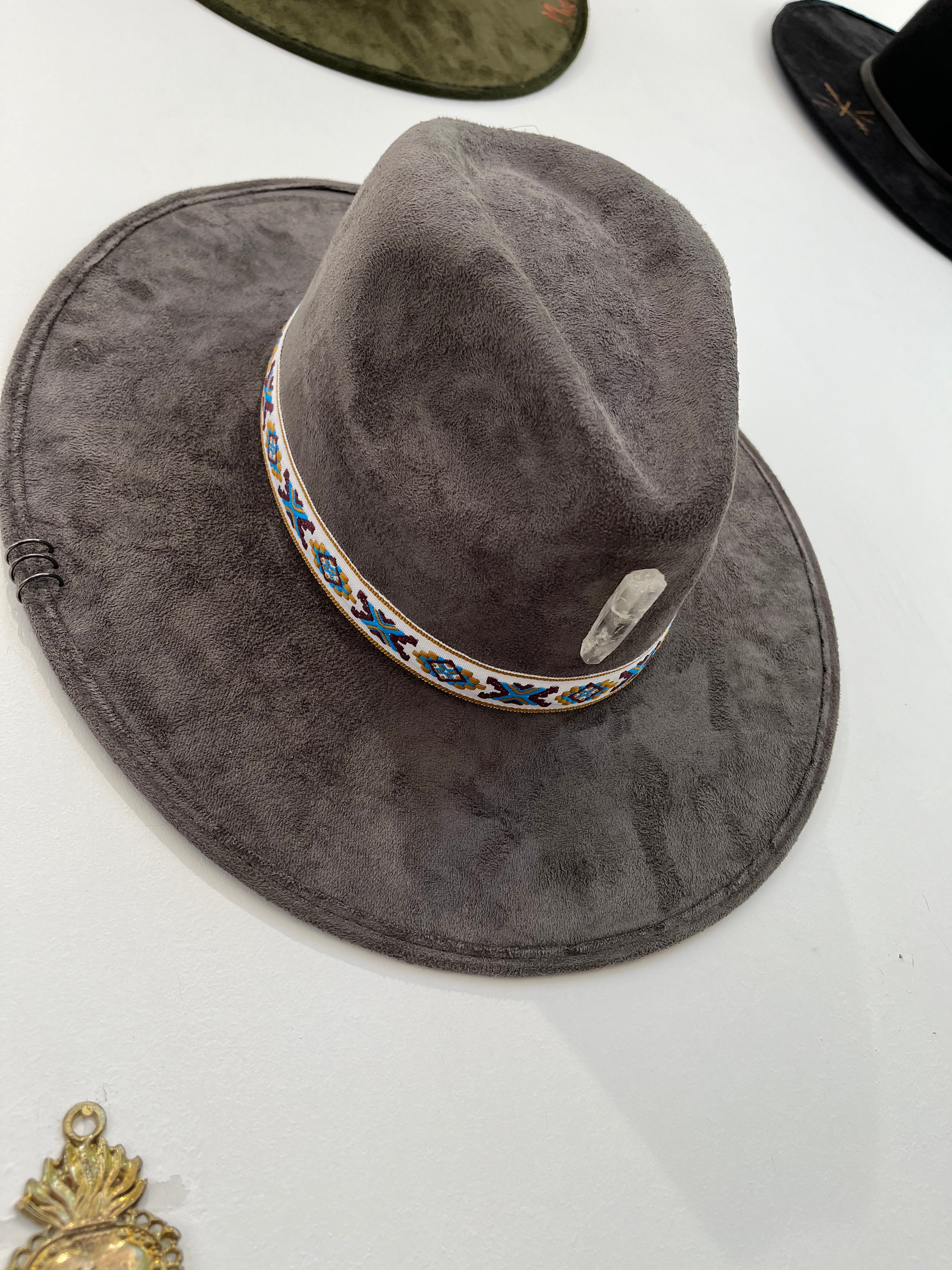 Chapeau Boho gris