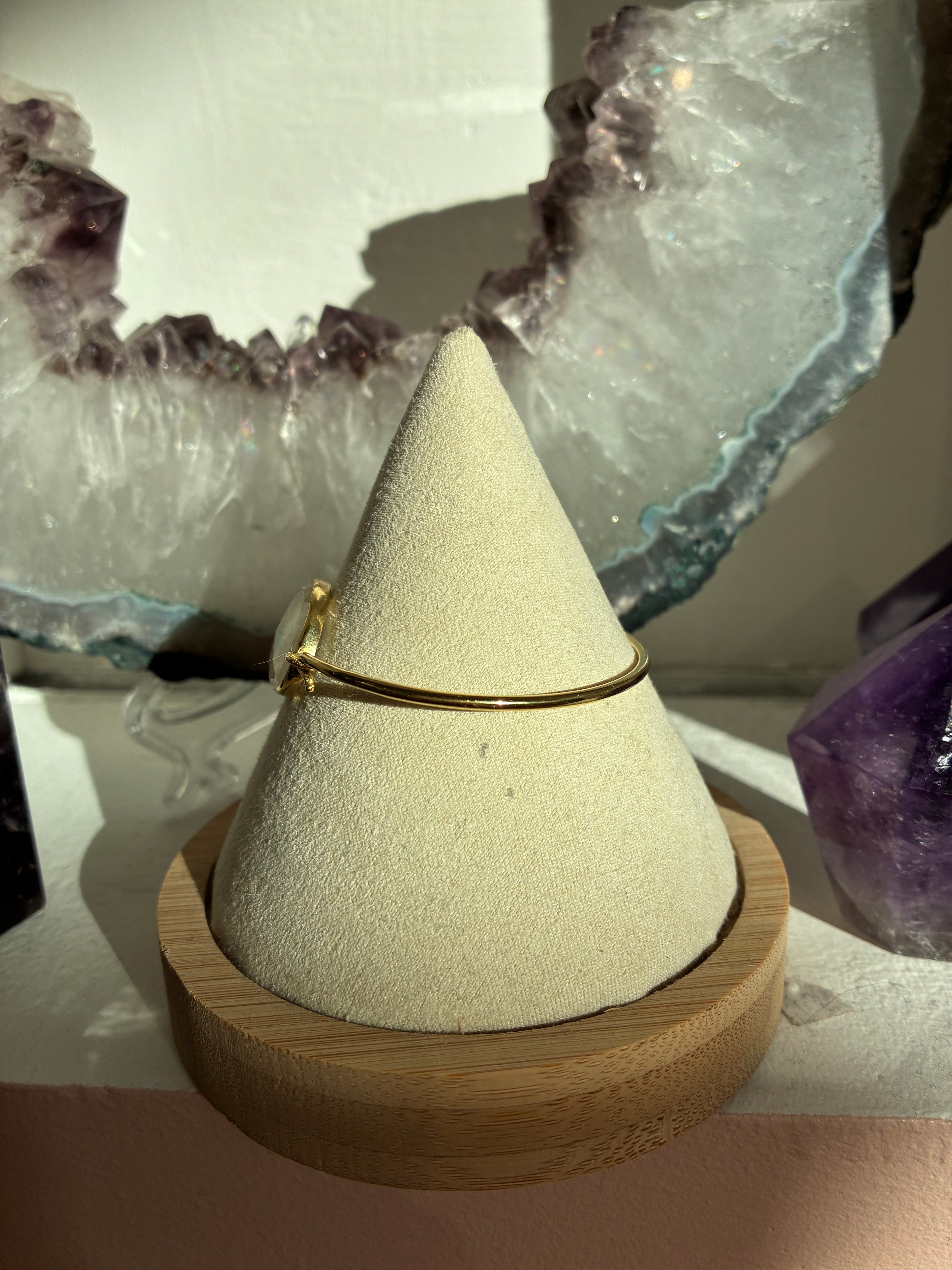 Bracelet Labradorite Blanche