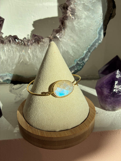 Bracelet Labradorite Blanche