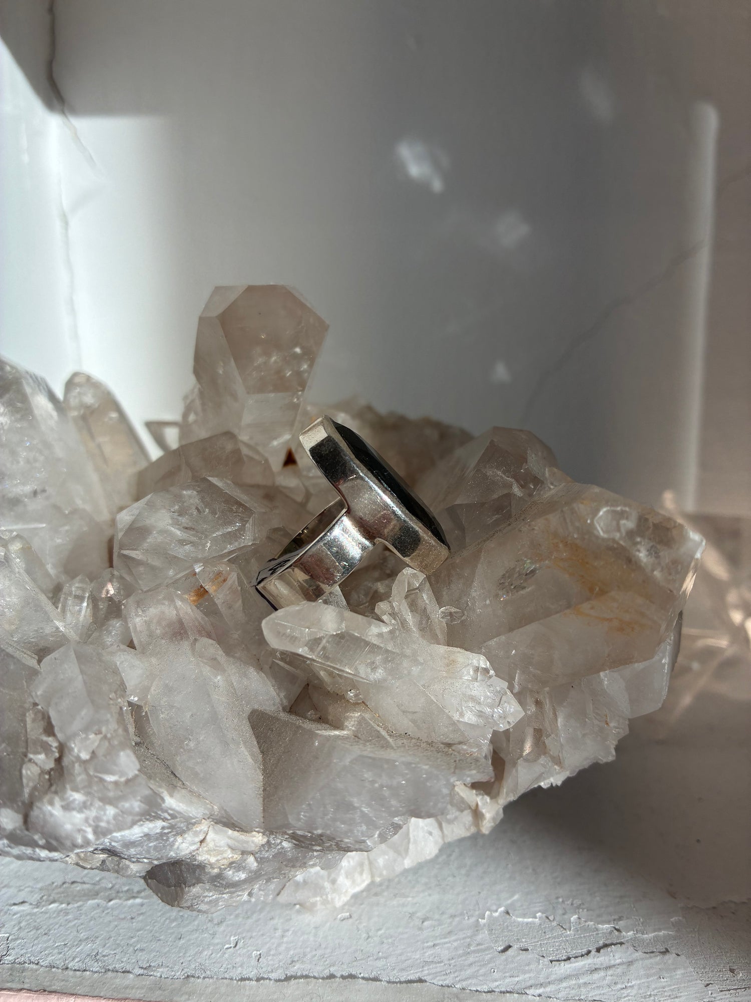 Bague protection Labradorite