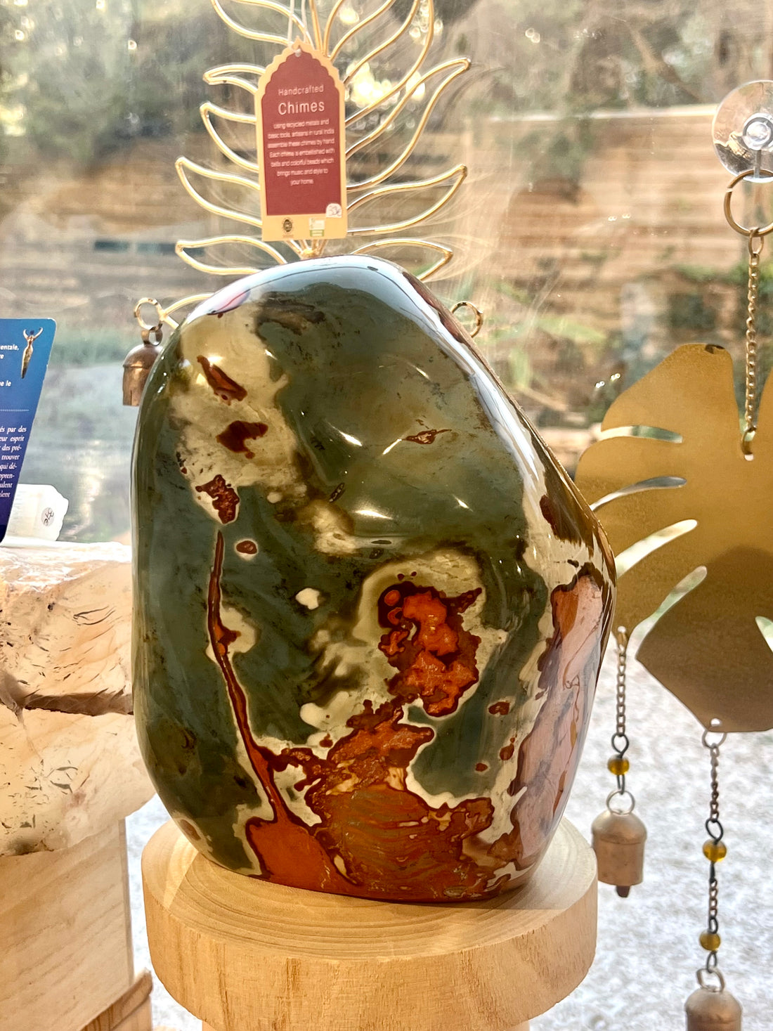 Grosse pièces de jaspe impérial polychrome