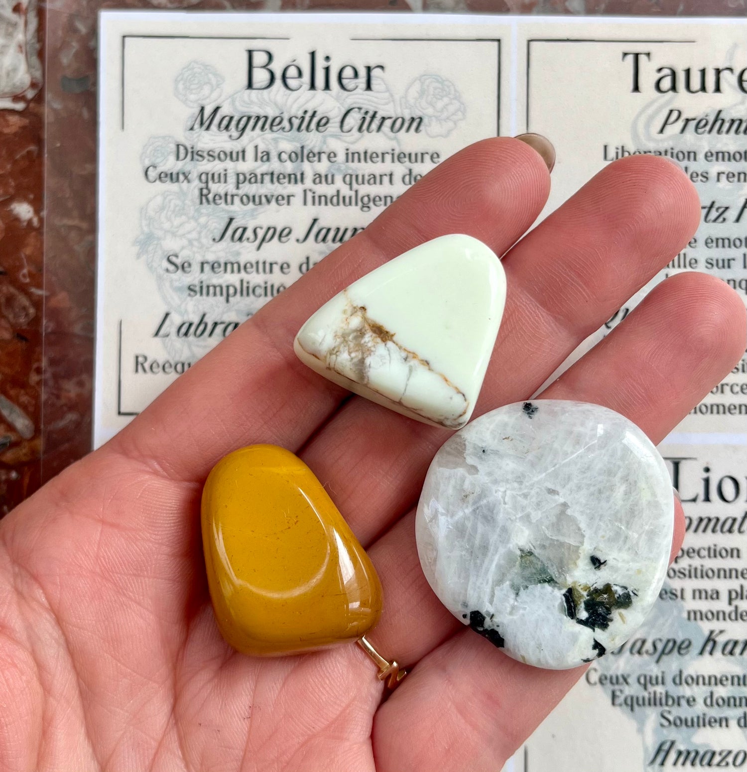 magnesite citron bélier calme 