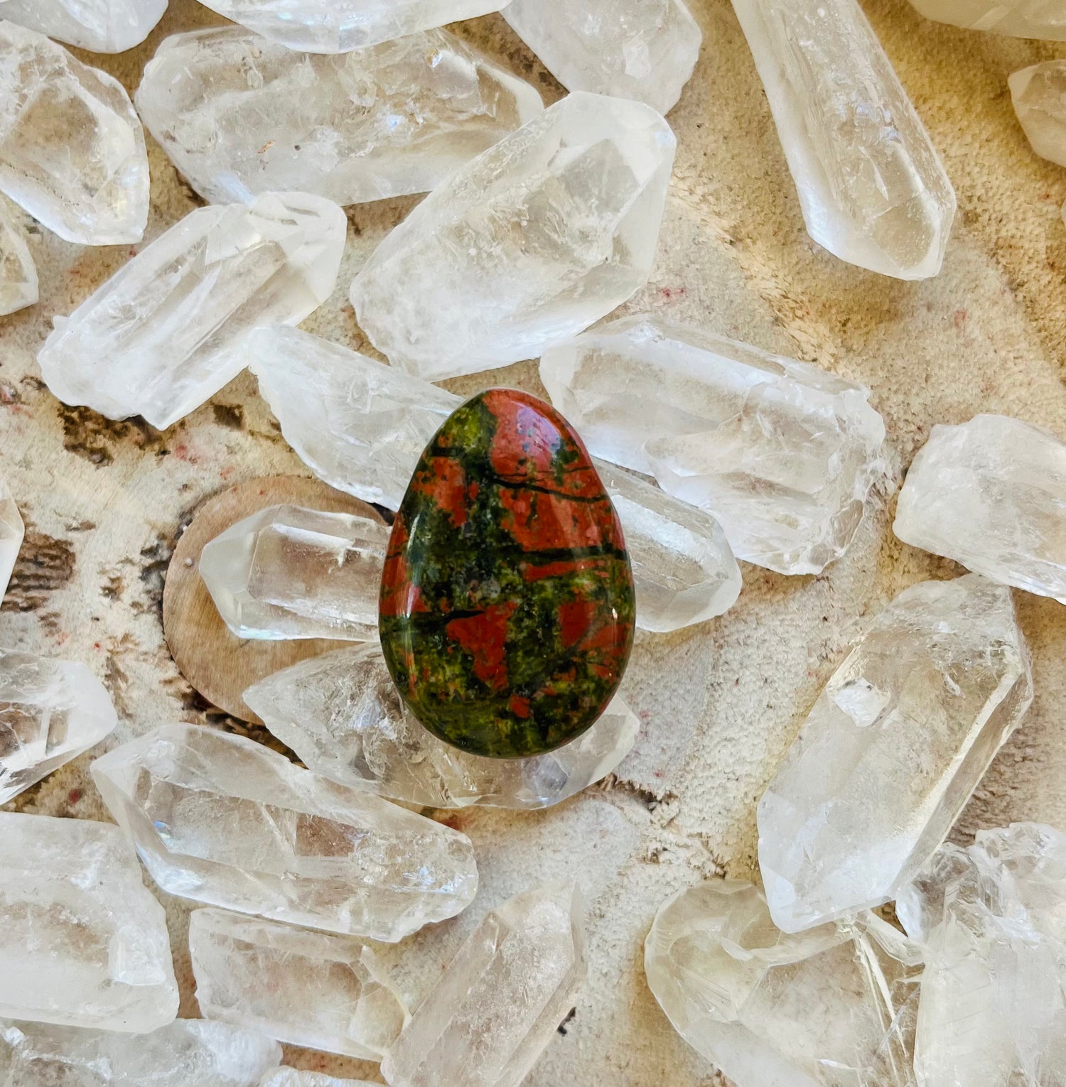 Pendentif stress Unakite