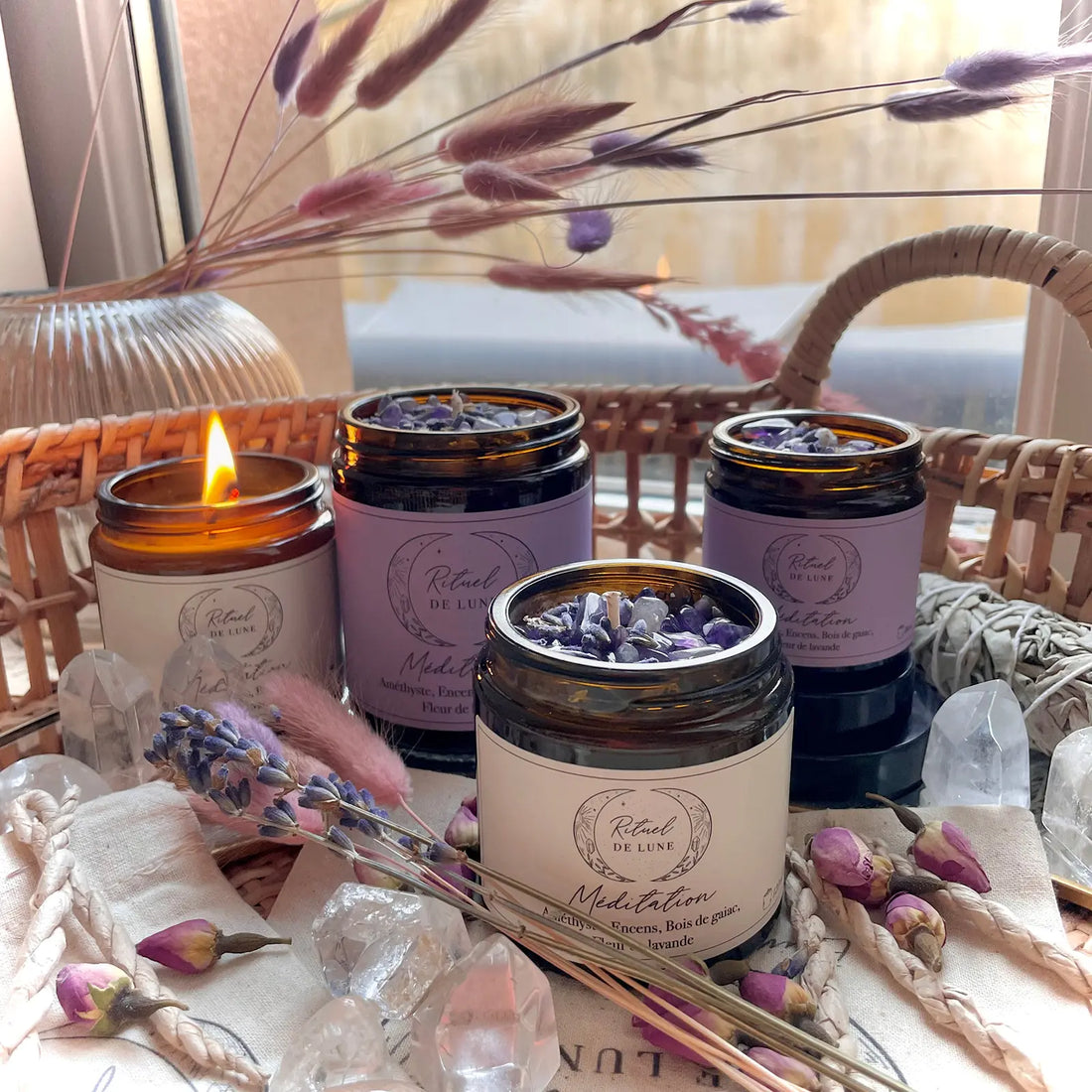 Bougie Rituel de Lune "Méditation"