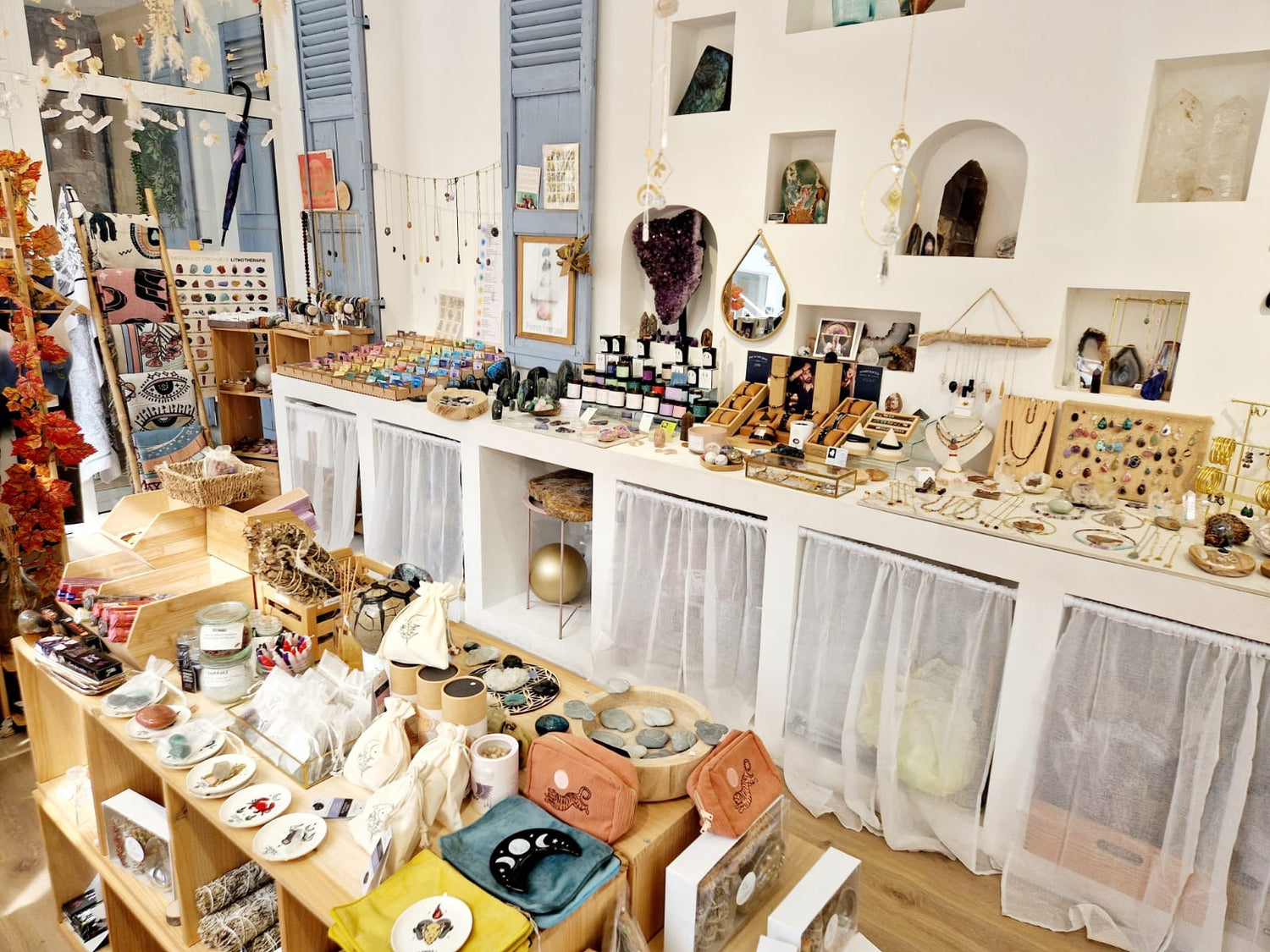 Boutique de minéraux à Mougins 