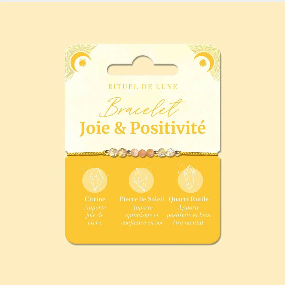 bracelet intentions joie et positivité 