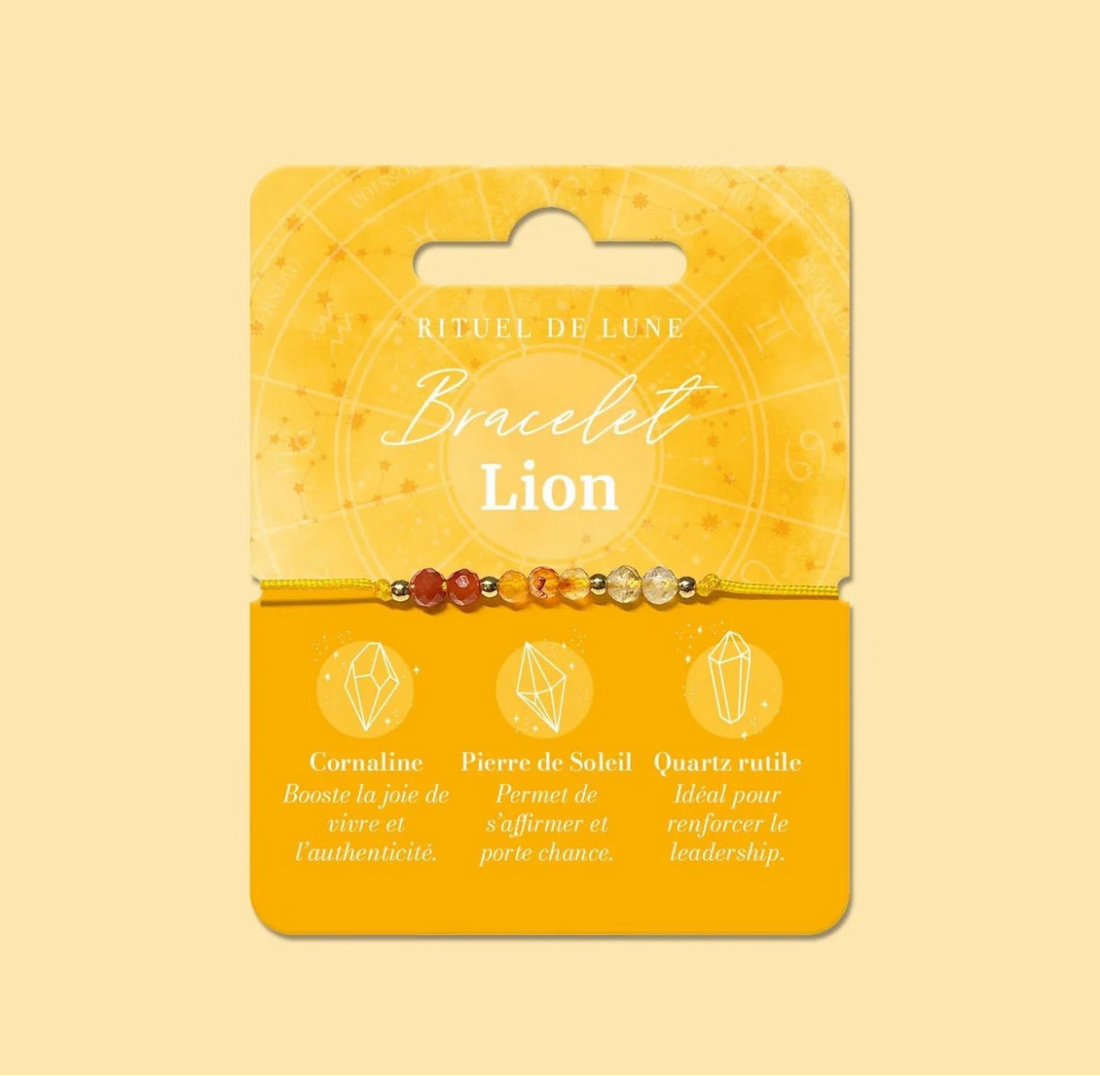 bracelet pour un signe astro lion 