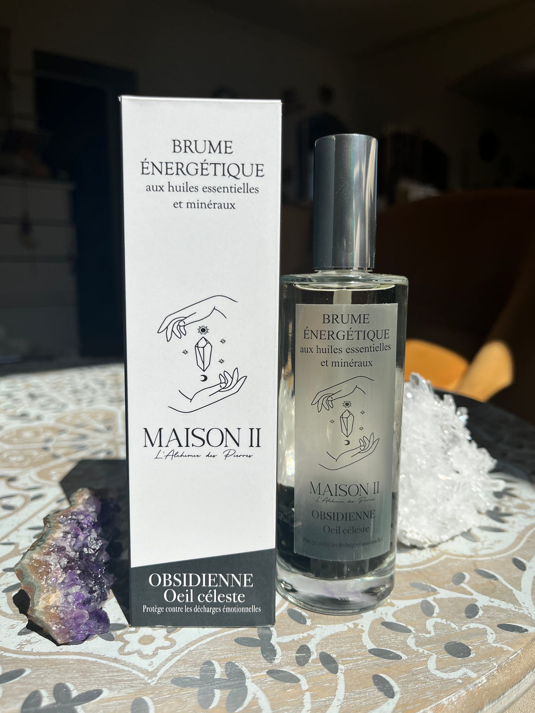 brume huiles essentielles pierres