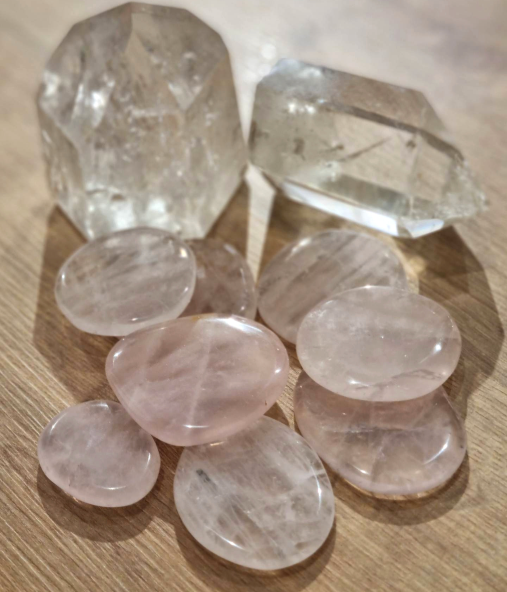 Pierre plate Quartz Rose