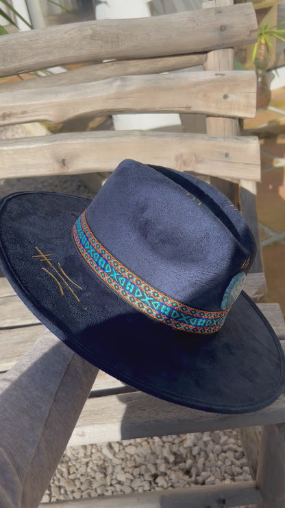 Chapeau Boho Ibiza &amp; tribal Agate